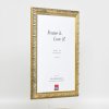 Efekt drewniana rama profil 94 złoty 29,7x42 cm szkło antyrefleksyjne