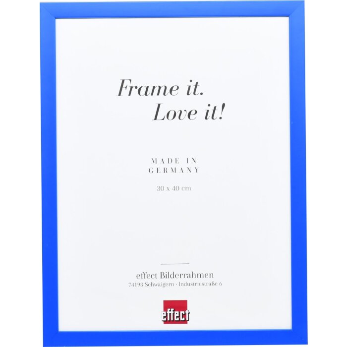 Drewniana rama Top Cube 30x30 cm morskie szkło antyrefleksyjne