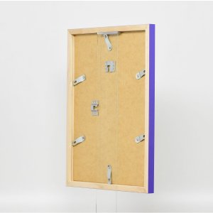 Drewniana rama Top Cube 30x30 cm fioletowe szkło antyrefleksyjne