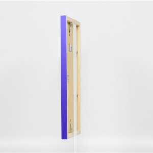 Drewniana rama Top Cube 30x30 cm fioletowe szkło antyrefleksyjne