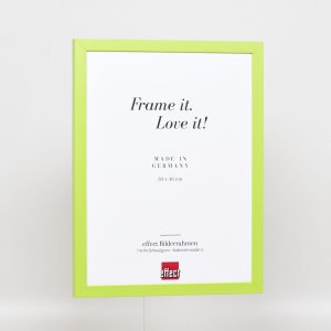Drewniana rama Top Cube 30x30 cm zielone szkło antyrefleksyjne