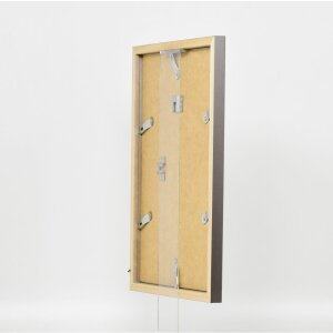 Drewniana rama Top Cube 30x30 cm platynowe szkło antyrefleksyjne
