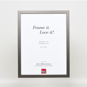 Drewniana rama Top Cube 30x30 cm platynowe szkło antyrefleksyjne