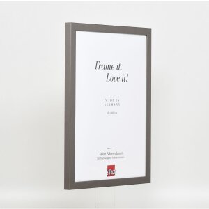Drewniana rama Top Cube 30x30 cm platynowe szkło antyrefleksyjne