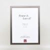 Drewniana rama Top Cube 30x30 cm platynowe szkło antyrefleksyjne