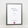 Drewniana rama Top Cube 30x30 cm platynowe szkło antyrefleksyjne