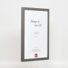 Drewniana rama Top Cube 30x30 cm platynowe szkło antyrefleksyjne