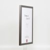Drewniana rama Top Cube 30x30 cm platynowe szkło antyrefleksyjne