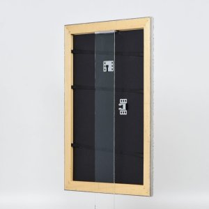 Efekt Rama drewniana Profil 94 srebrny 30x30 cm Szkło zwykłe