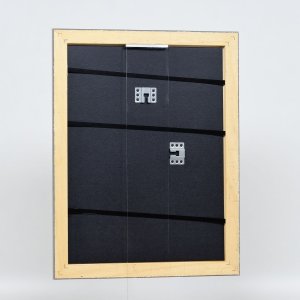 Efekt Rama drewniana Profil 94 srebrny 30x30 cm Szkło zwykłe