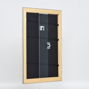 Efekt Rama drewniana Profil 94 srebrny 30x30 cm Szkło zwykłe