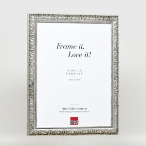 Efekt Rama drewniana Profil 94 srebrny 30x30 cm Szkło zwykłe