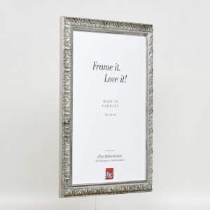 Efekt Rama drewniana Profil 94 srebrny 30x30 cm Szkło zwykłe