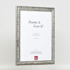 Efekt Rama drewniana Profil 94 srebrny 30x30 cm Szkło zwykłe