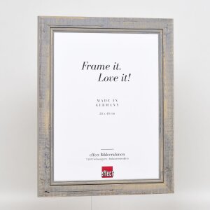 Effect Solid Wood Picture Frame 2240 Grey 30x45 cm Acrylic Glass
