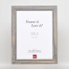 Effect Solid Wood Picture Frame 2240 Grey 30x45 cm Acrylic Glass