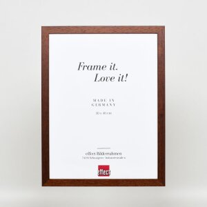 Efekt rama drewniana profil 2210 ciemny brąz 35x50 cm szkło zwykłe