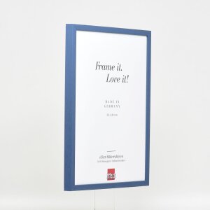 Efekt Rama drewniana Profil 35 niebieski 35x50 cm Szkło zwykłe