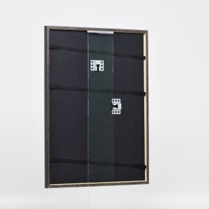 Efekt Drewniana rama Profil 23 niebieski 40x50 cm szkło przezroczyste
