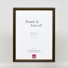 Efekt rama drewniana profil 21 orzech brąz 40x50 cm szkło zwykłe