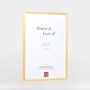 Effect Solid Wood Frame Profile 20 dark brown 40x50 cm Acrylic Glass