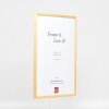 Effect Solid Wood Frame Profile 20 dark brown 40x50 cm Acrylic Glass