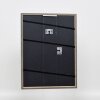 Efekt rama z litego drewna profil 25 orzech brąz 40x50 cm szkło akrylowe