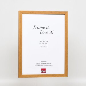 Efekt rama drewniana profil 33 dąb 40x60 cm szkło zwykłe