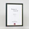 Efekt drewniana rama profil 21 niebieski 40x60 cm szkło antyrefleksyjne
