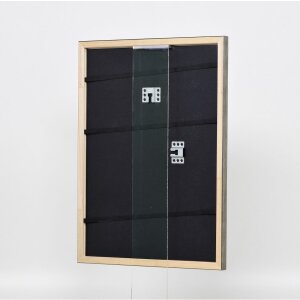Efekt Rama drewniana profil 2070 szkło zwykłe 40x60 cm srebrny