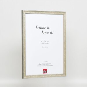 Efekt Rama drewniana profil 2070 szkło zwykłe 40x60 cm srebrny