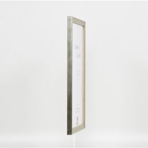 Efekt Rama drewniana profil 2070 szkło zwykłe 40x60 cm srebrny