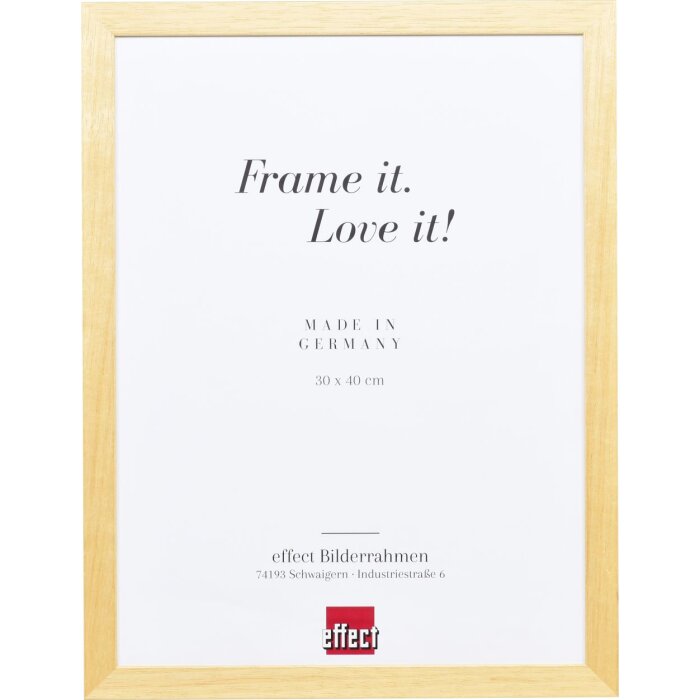Efekt drewniana rama profil 2210 nature 42x59,4 cm normalne szkło