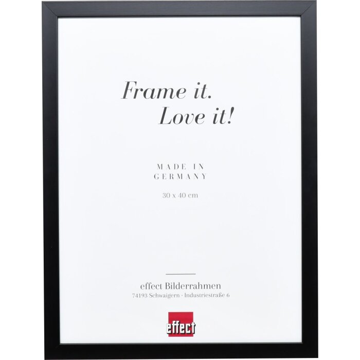 Rama drewniana Top Cube 50x50 cm szkło czarne antyrefleksyjne