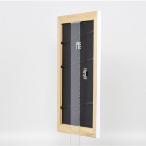 Effect Solid Wood Frame Profil 30 biały 50x50 cm Szkło muzealne