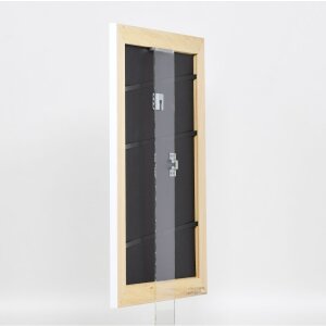 Effect Solid Wood Frame Profil 30 biały 50x50 cm Szkło muzealne
