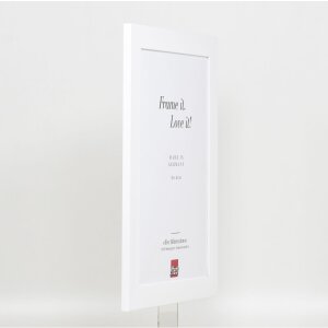 Effect Solid Wood Frame Profil 30 biały 50x50 cm Szkło muzealne