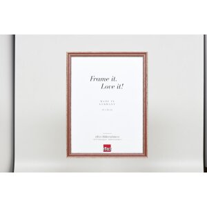 Efekt Rama drewniana Profil 38 brąz 50x70 cm Szkło zwykłe
