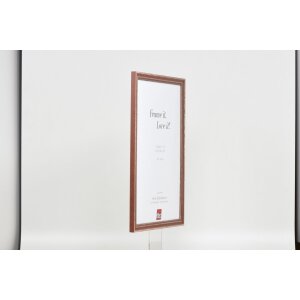 Efekt Rama drewniana Profil 38 brąz 50x70 cm Szkło zwykłe
