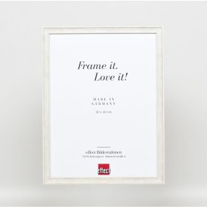 Efekt Rama drewniana Profil 2070 szkło akrylowe 50x75 cm Biały