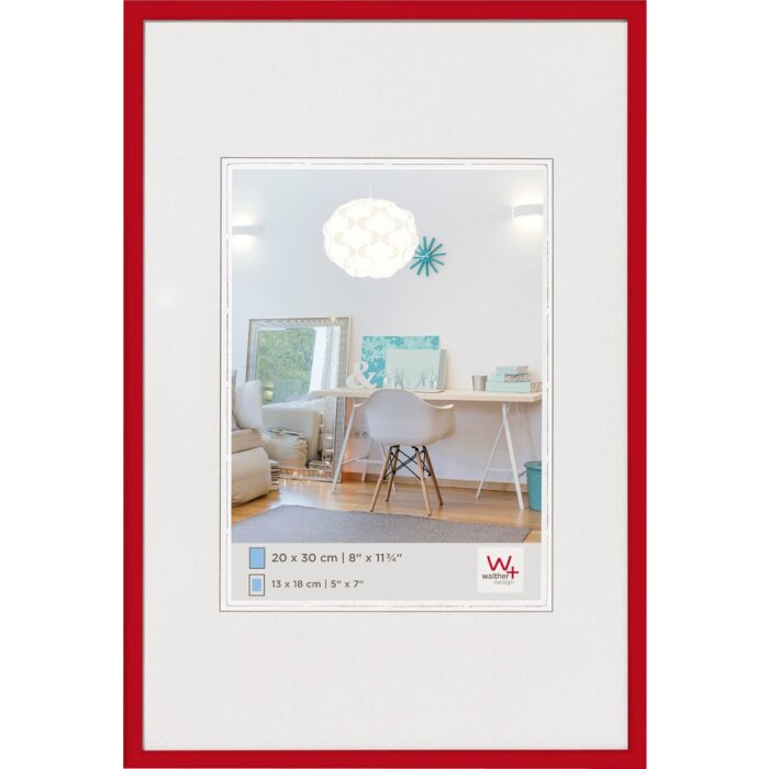 Ramka plastikowa NEW LIFESTYLE - 18x24 cm - czerwona