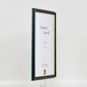Efekt ramki drewnianej profil 21 niebieski 59,4x84,1 cm szkło antyrefleksyjne
