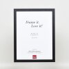Efekt drewniana rama profil 2210 czarny 59,4x84,1 cm szkło akrylowe
