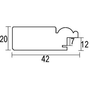 Efekt Ramka na zdjęcia z litego drewna 2240 szara 59,4x84,1 cm Normalne szkło