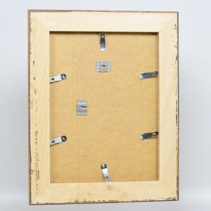 Efekt barokowa rama obrazu profil 31 srebrny 59.4x84.1 cm szkło przezroczyste