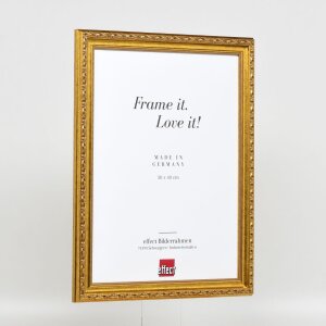 Efekt Drewniana rama barokowa Profil 37 antyczne złoto 60x60 cm Szkło akrylowe