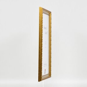 Efekt Drewniana rama barokowa Profil 37 antyczne złoto 60x60 cm Szkło akrylowe
