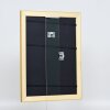 Efekt Drewniana rama barokowa Profil 37 antyczne złoto 60x60 cm Szkło akrylowe
