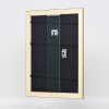 Efekt drewniana rama profil 94 złoty 60x90 cm szkło antyrefleksyjne