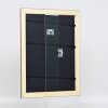 Efekt drewniana rama profil 94 złoty 60x90 cm szkło antyrefleksyjne